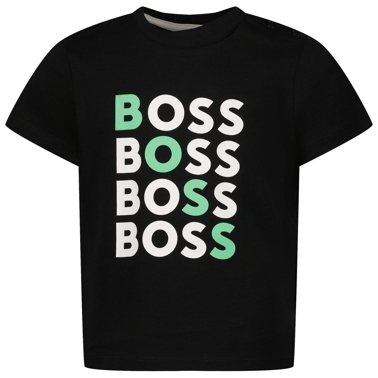 Afbeelding van Boss J05920 baby t-shirt zwart