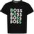 Boss J05920 baby t-shirt zwart