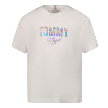 Bild von Tommy Hilfiger KG0KG05700 B Baby-T-Shirt Weiß