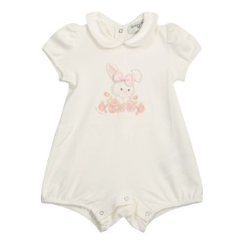 MonnaLisa 357202SA Babystrampelanzug Creme Bild von MonnaLisa 357202SA Babystrampelanzug Creme
