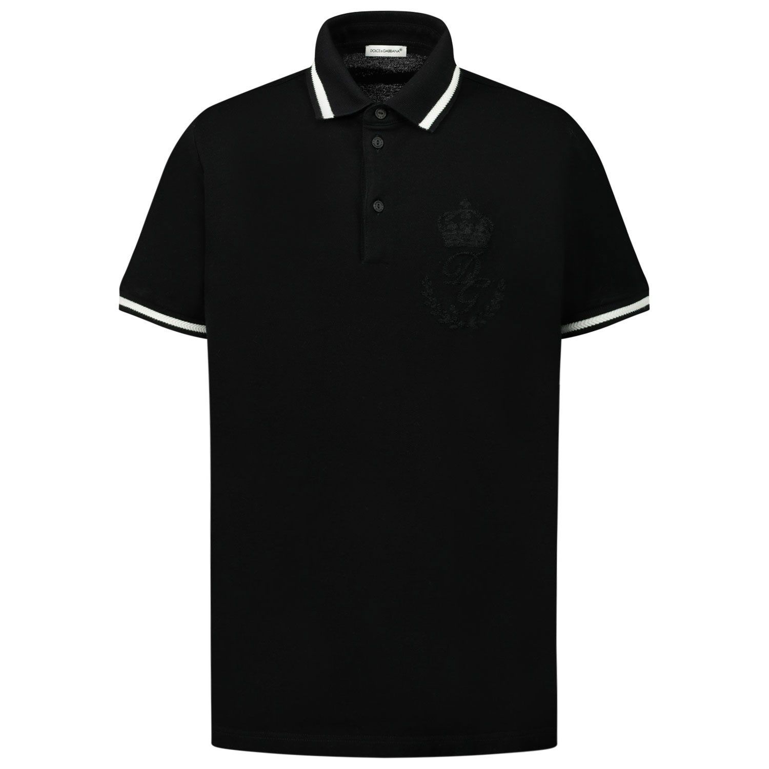 Picture of Dolce & Gabbana L4JT8V kids polo shirt black