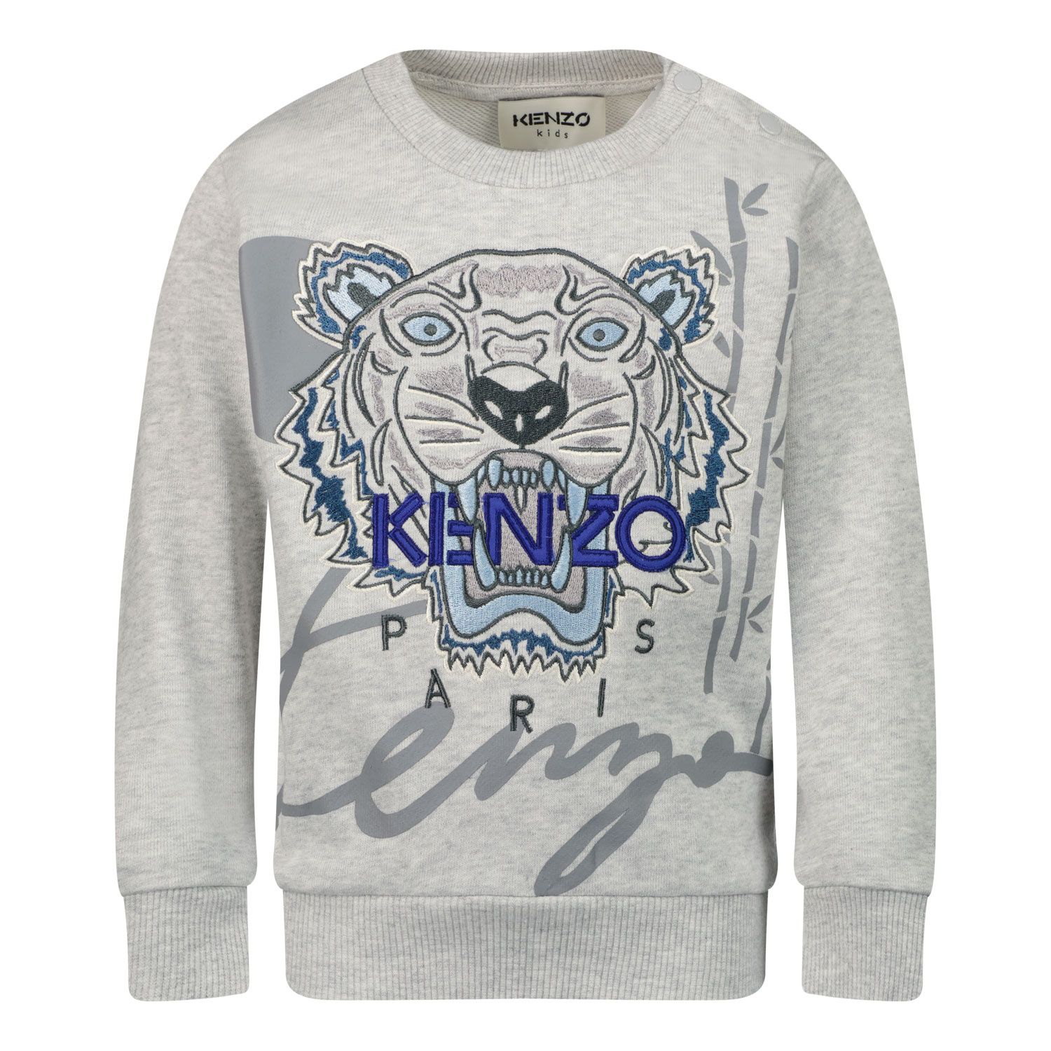 Picture of Kenzo K05375 baby sweater grey