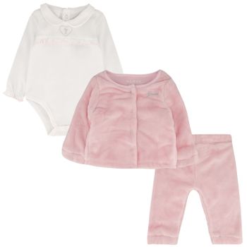 Guess S94G05 babysetje off white Afbeelding van Guess S94G05 babysetje off white