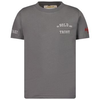 in Gold We Trust The Pusha Kindershirt Grau Bild von in Gold We Trust The Pusha Kindershirt Grau