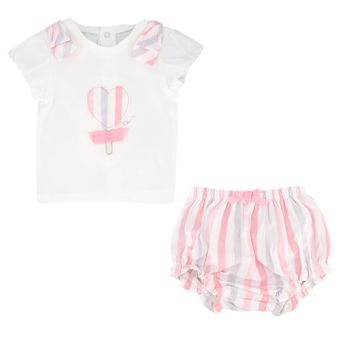 Mayoral 1138 babysetje licht roze Afbeelding van Mayoral 1138 babysetje licht roze