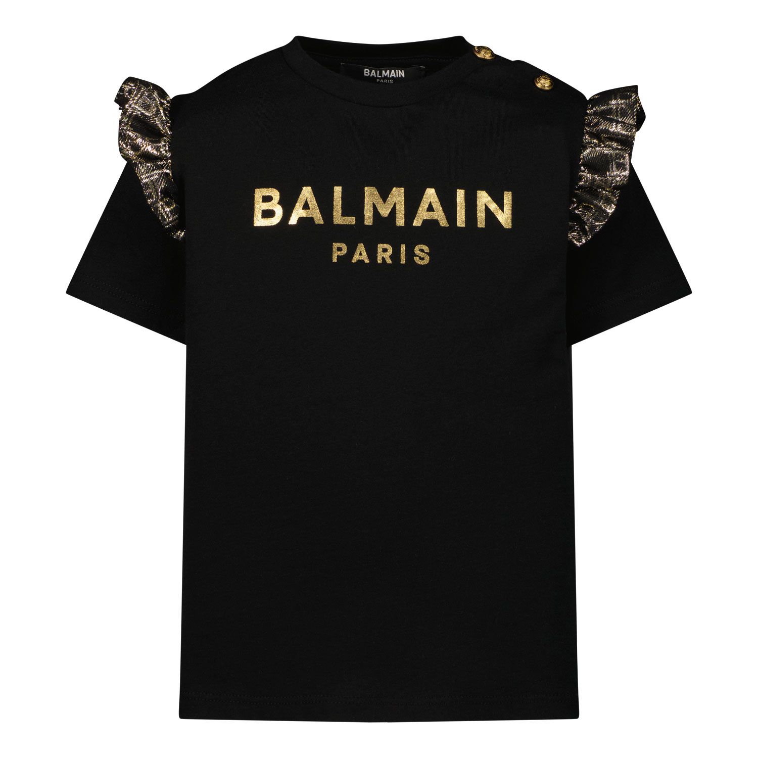 Afbeelding van Balmain 6P8891 baby t-shirt zwart