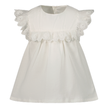 Chloe C05407 Baby-T-Shirt Weiß Bild von Chloe C05407 Baby-T-Shirt Weiß