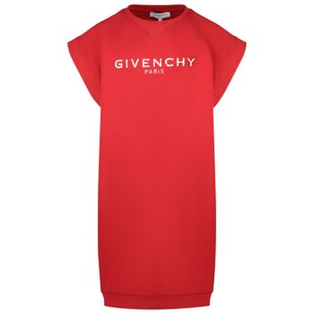 Givenchy H12110 kinderjurk rood Afbeelding van Givenchy H12110 kinderjurk rood