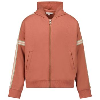 Chloé C15B91 kindervest bruin Afbeelding van Chloé C15B91 kindervest bruin