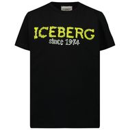 Afbeelding van Iceberg TSICE0108J kinder t-shirt zwart