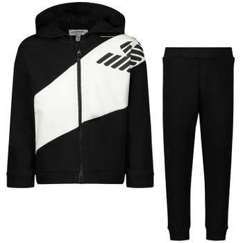Armani 3HHV04 baby joggingpak zwart Afbeelding van Armani 3HHV04 baby joggingpak zwart
