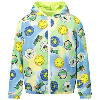 Kenzo 42538 kinderjas fluor geel Afbeelding van Kenzo 42538 kinderjas fluor geel