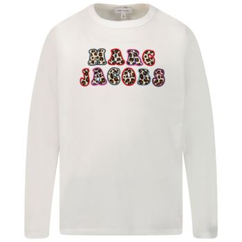 Marc Jacobs W15618 kinder t-shirt wit Afbeelding van Marc Jacobs W15618 kinder t-shirt wit