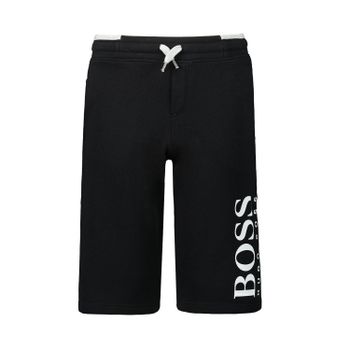 Boss J24628 kinder shorts zwart Afbeelding van Boss J24628 kinder shorts zwart