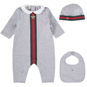 Gucci 408987 boxpakje licht grijs Afbeelding van Gucci 408987 boxpakje licht grijs