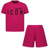 Picture of Dsquared2 DQ1038 baby set fuchsia