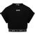 MSGM 28842 kinder t-shirt zwart