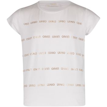 Liu Jo D19053 kinder t-shirt wit Afbeelding van Liu Jo D19053 kinder t-shirt wit