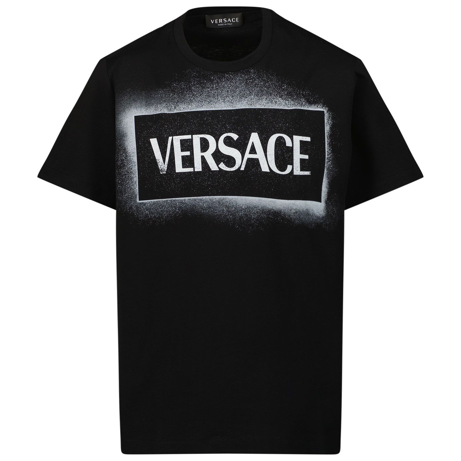 Afbeelding van Versace 1000129 1A02684 kinder t-shirt zwart