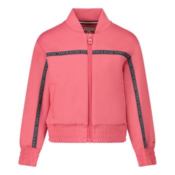 Tommy Hilfiger KG0KG05329B baby vest donker roze Afbeelding van Tommy Hilfiger KG0KG05329B baby vest donker roze