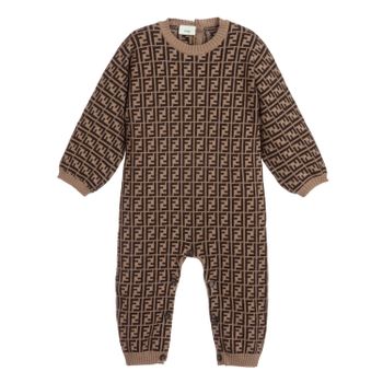Fendi BUL048 A3TE boxpakje bruin Afbeelding van Fendi BUL048 A3TE boxpakje bruin