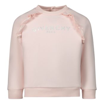 Givenchy H05121 baby trui licht roze Afbeelding van Givenchy H05121 baby trui licht roze
