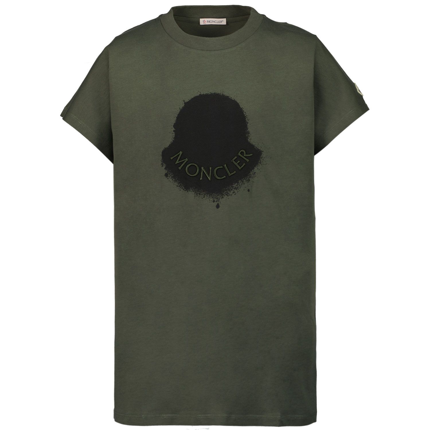 Picture of Moncler 8C00016 kids t-shirt green