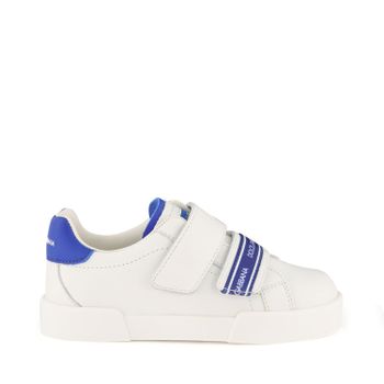 Dolce & Gabbana DN0138 / AX176 kindersneakers wit/blauw Afbeelding van Dolce & Gabbana DN0138 / AX176 kindersneakers wit/blauw