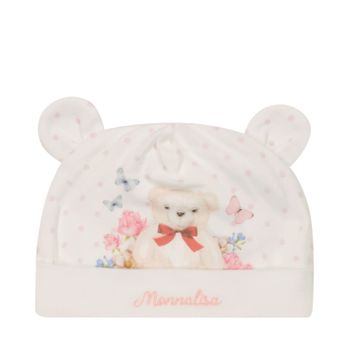 MonnaLisa 358013PF babymutsje wit Afbeelding van MonnaLisa 358013PF babymutsje wit