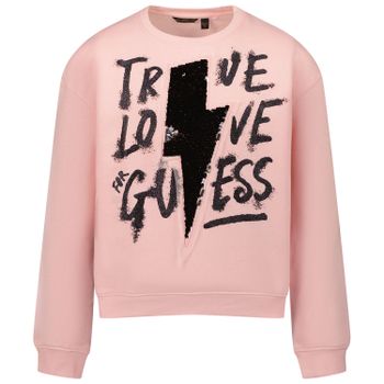 Guess J1BQ00 Kinderpullover Hellrosa Bild von Guess J1BQ00 Kinderpullover Hellrosa