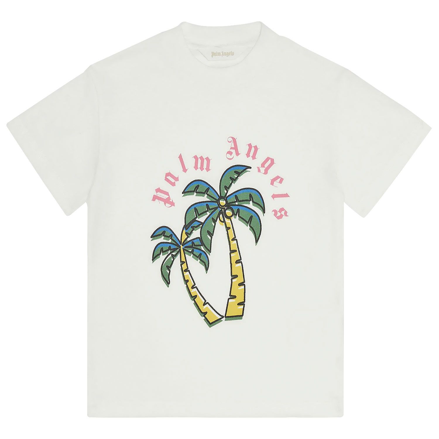 Afbeelding van Palm Angels PGAA002S22JER005 kinder t-shirt wit