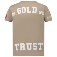 Picture of in Gold We Trust IGWTTKT004 kids t-shirt light beige