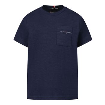 Tommy Hilfiger KB0KB06685 B baby t-shirt navy Afbeelding van Tommy Hilfiger KB0KB06685 B baby t-shirt navy
