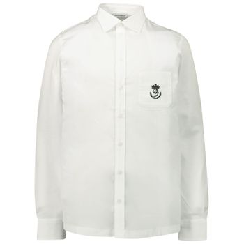 Dolce & Gabbana L4JS35 / G7VOR kinder overhemd wit Afbeelding van Dolce & Gabbana L4JS35 / G7VOR kinder overhemd wit
