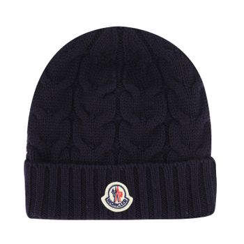 Moncler 3B71520 Kindermütze Marine Bild von Moncler 3B71520 Kindermütze Marine