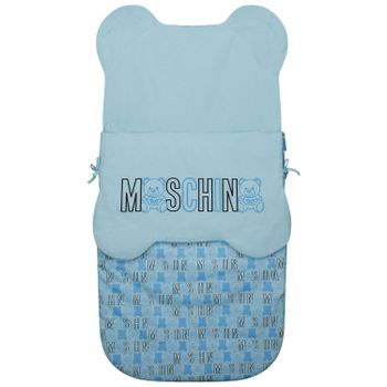 Moschino MOE00C babyaccessoire licht blauw Afbeelding van Moschino MOE00C babyaccessoire licht blauw