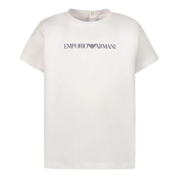 Armani 8NHTN5 baby t-shirt wit Afbeelding van Armani 8NHTN5 baby t-shirt wit