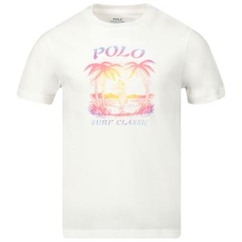 Ralph Lauren 786269 kinder t-shirt wit Afbeelding van Ralph Lauren 786269 kinder t-shirt wit