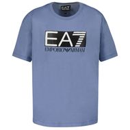 Afbeelding van EA7 3LBT58 BJ02Z kinder t-shirt licht blauw