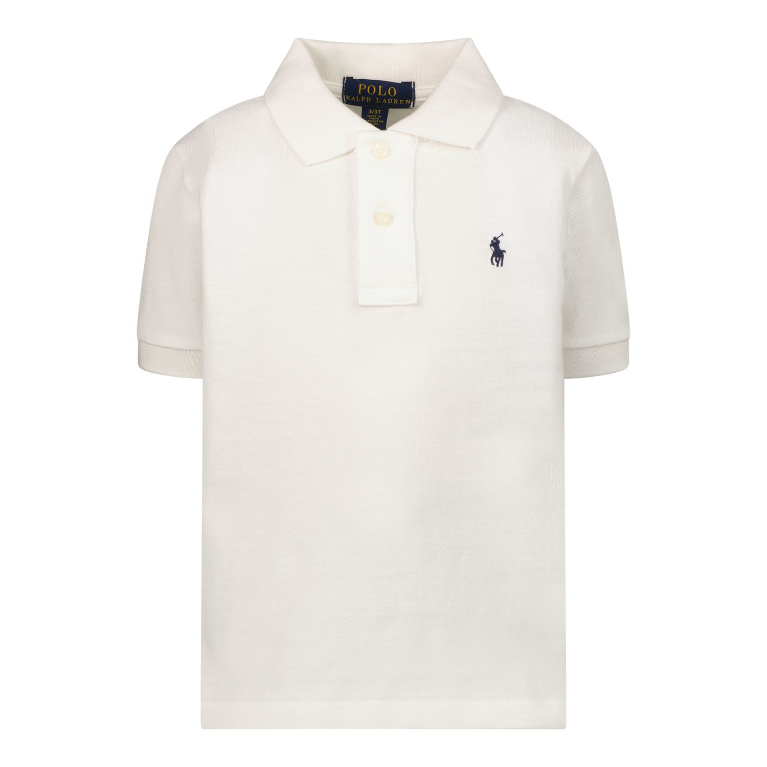 Picture of Ralph Lauren 603252 kids polo shirt white