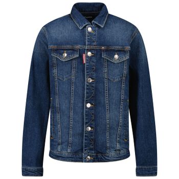 Dsquared2 DQ0725 kinderjas jeans Afbeelding van Dsquared2 DQ0725 kinderjas jeans