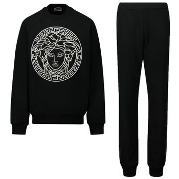 Versace YD000198 kinder joggingpak zwart Afbeelding van Versace YD000198 kinder joggingpak zwart
