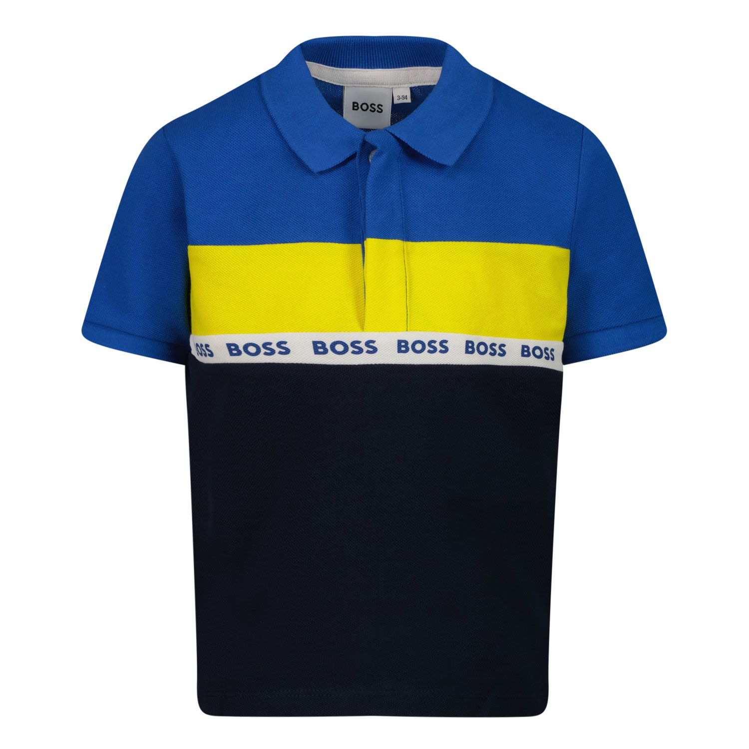 Picture of Boss J05925 baby poloshirt navy