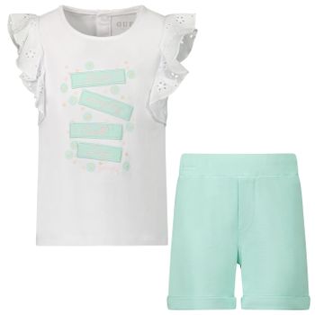 Guess A02G05 babysetje mint/wit Afbeelding van Guess A02G05 babysetje mint/wit