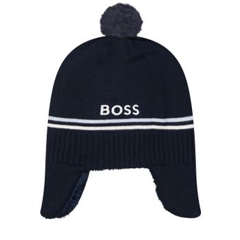 Boss J91133 babymutsje navy Afbeelding van Boss J91133 babymutsje navy