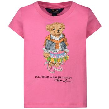 Ralph Lauren 790408 baby t-shirt fuchsia Afbeelding van Ralph Lauren 790408 baby t-shirt fuchsia