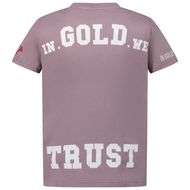 Afbeelding van in Gold We Trust IGWTTKT004 kinder t-shirt lila
