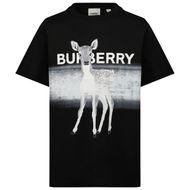 Afbeelding van Burberry 8050303 kinder t-shirt zwart