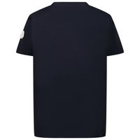 Picture of Moncler 8C00012 kids t-shirt navy