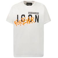 Picture of Dsquared2 DQ0943 kids t-shirt white